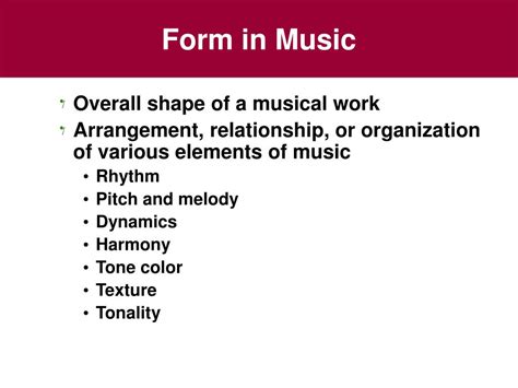 form definition music: The role of music in shaping the essence of language and its form.