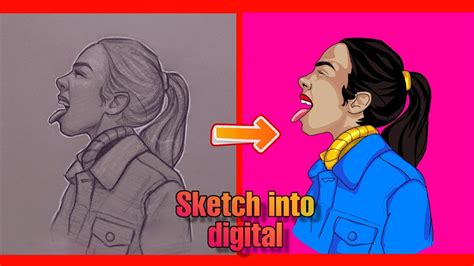 how to turn a sketch into digital art and why is it important to maintain the originality of sketches in the digital process