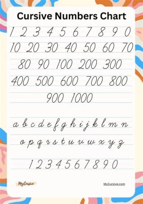 How to Write Numbers in Cursive: Exploring the Art of Numerical Elegance and Its Connection to the Universe